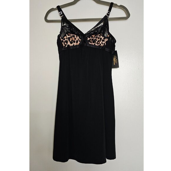 NWT!! Dita Von Teese Madame X Slip/Chemise, S Cheetah - Picture 3 of 11